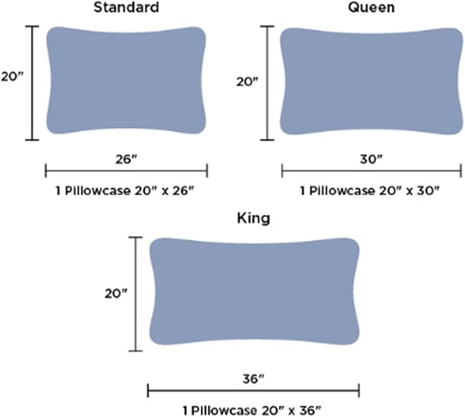 Luxury 6A Mulberry Silk Pillowcase & Silk Pillow Case for Hair & Skin – Anti-Wrinkle, Hidden Zipper – Best Beauty Sleep Solution for Women (Light Blue, King)