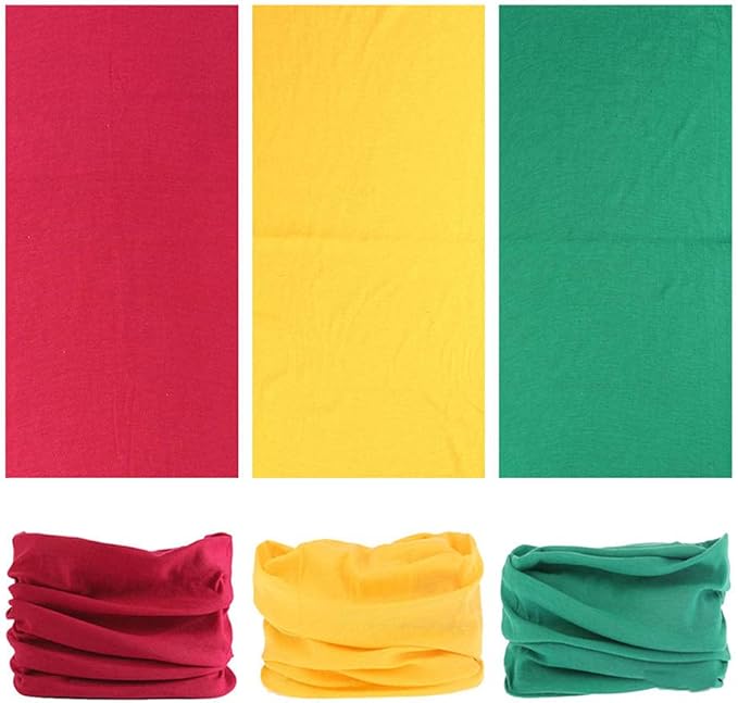 Neck Gaiter Headband Headwear Head Wrap Face Mask Magic Scarf Bandana for Men and Women