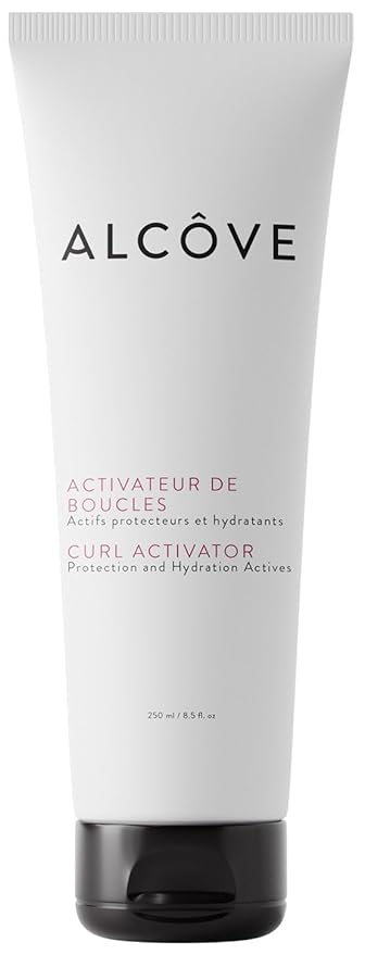 Alcôve - Curl Activator for Curly Hair - Argan Oil, Pomegranate Seed & Mango Extract - Defining Cream for Wavy Hair - Anti Frizz - Moisturizing - Effective in High Humidity - 250ml