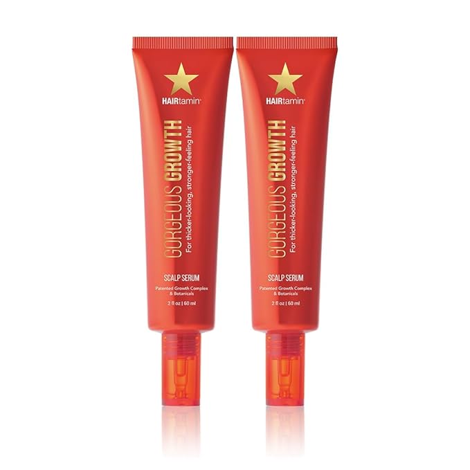 HAIRtamin Scalp Serum | Visibly Thicker, Nourished Hair and Healthy Scalp Treatment (Two Pack)