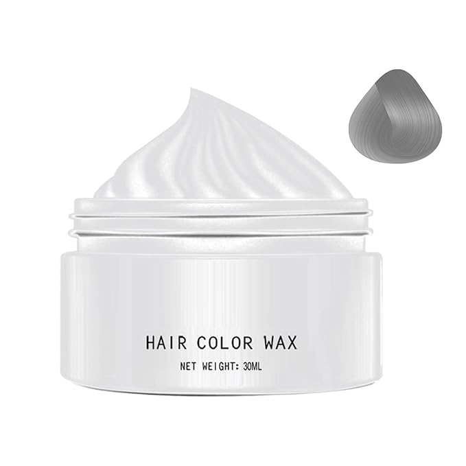 Hair Color Wax - 30ml Temporary Washable Hair Dye, Style and Color Easily for Women Men Teens and Kids, Styling Cream for Parties Cosplay Halloween, Vibrant Fun Colors Easy to Apply Wash