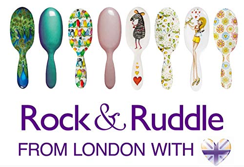 Rock & Ruddle Wide Tooth Comb. Perfect for Detangling Wet Hair and Applying Hair Color. Butterflies Design
