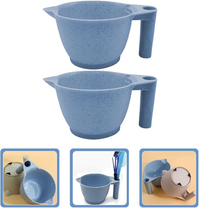 Luxshiny Hair Coloring Tools Accessories Hair Dye Mixing Bowl Set Reusable Washable Salon Grade