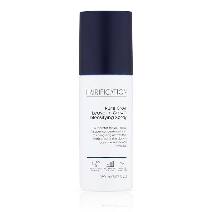 Pure Grow Leave-In Spray for Fine and Thinning Hair, Botanical Scalp Mist with Biotin Niacinamide and Caffeine, 150ml