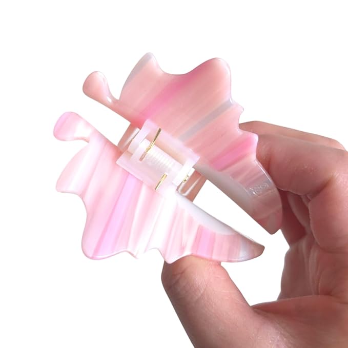 Novelty Sailfish Hair Clips,Cute Acetate Hair Clip,Big Claw Clips for Women,Pink