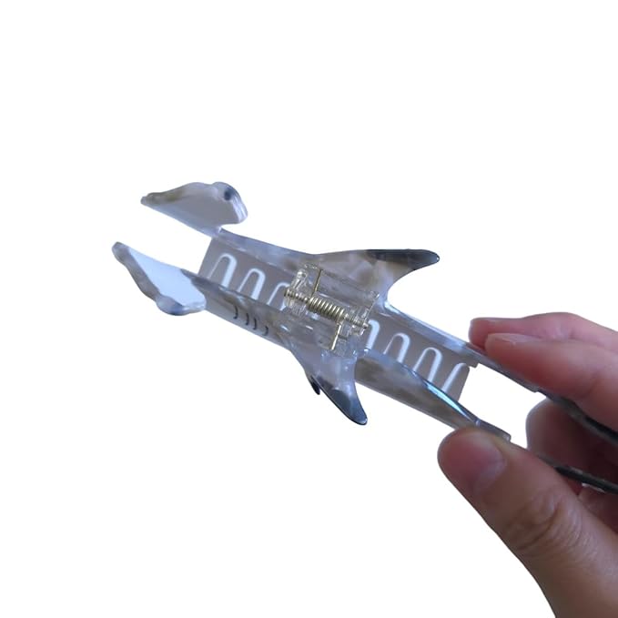 Novelty Hammerhead Shark Hair Clip,Acetate Hair Claw,Big Hair Clips for Women