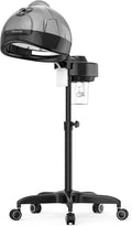 TASALON Professional Hair Steamer for Deep Conditioning, Hooded Dryer for Oil & Dye & Natural Hair, Mechanical Button & Knob Timing, Deep Moisturizing Hair Care, Hot Mist for Spa, Home Use, Salon