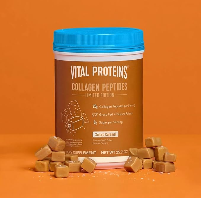 Vital Proteins Collagen Peptides Powder, Salted Caramel, 25.7 0z