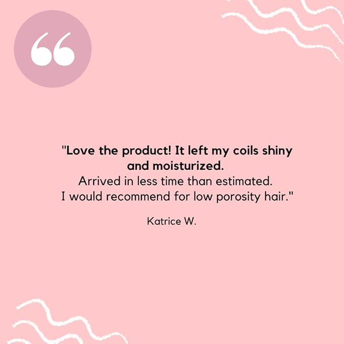 Ethnic Gals Low Porosity Hair Mask - Deep Moisture & Repair Treatment for Curly, Coily, Dry Hair with Shea Butter & Argan Oil, Restores Softness & Shine, 9.5 fl oz (280ml)