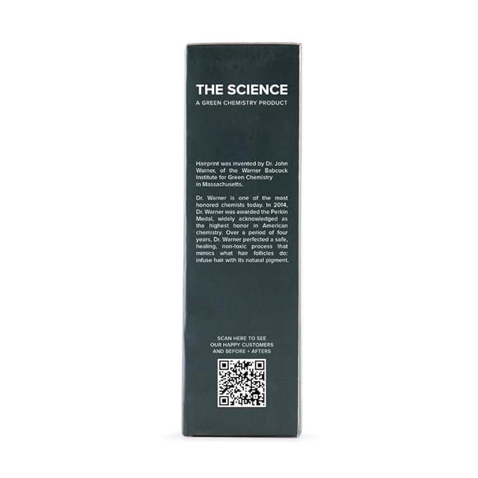 Hairprint True Color Restorer in Light Brown | Patented for Restoring Gray Hair | Replenishes Natural Pigment | Adds Body, Strength, & Texture | At-Home Treatment | Dye-Free & Non-Toxic