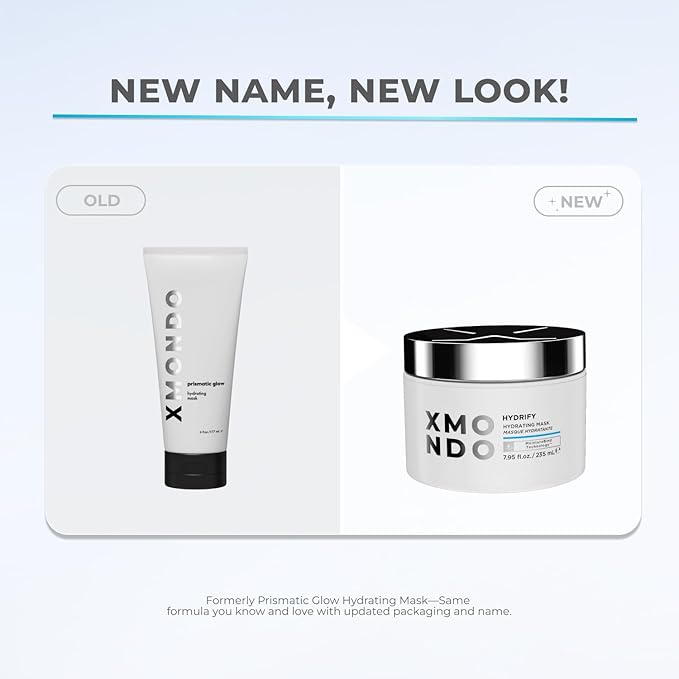 XMONDO Hair Hydrify Hydrating Mask – Deep Moisture, Silky Results | Restores Softness + Smooths Frizz