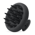 HEETA Scalp Massager Hair Growth, Scalp Scrubber with Soft Bristles, Integrated Silicone Design, Exfoliator for Dandruff Removal & Relaxation, Shampoo Brush Fit Wet Dry Hair Use, Black