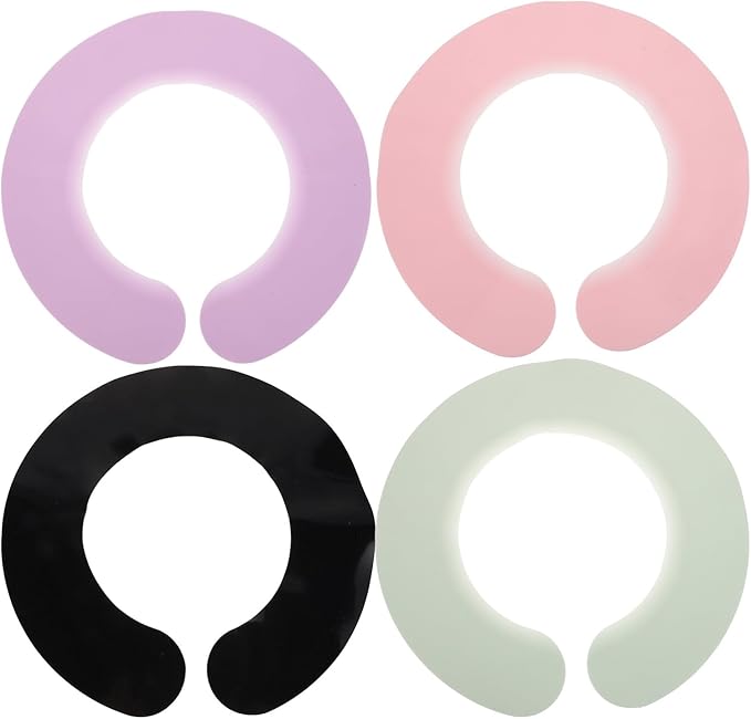 Silicone Hair Cutting Collar Neck Wrap Guard Waterproof Hair Dye Shawl for Salon and Home Use Comfortable Neck Shield for Treatments