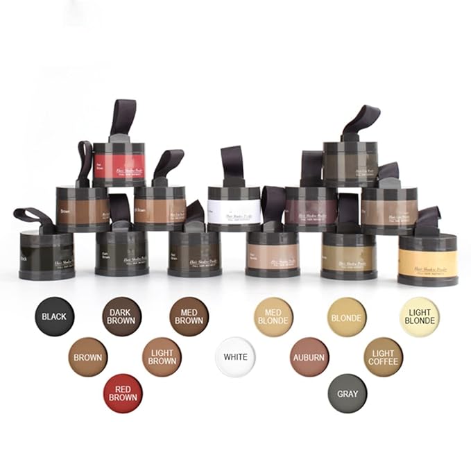 Hairline Powder (Blonde) - Instantly Conceal Gray Roots, Thin Hair Touch-Up, Hair Color Shadow Cover, 4g