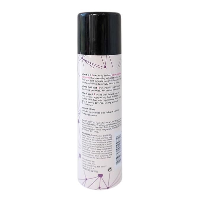 Style Edit Root Touch Up Spray | Temporary Gray Coverage and Black Hair Color Concealer | 0.75 oz. Travel Size