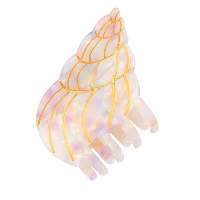 Conch Claw Clip,Ocean Hair Clip,Acetate Hair Clips,Small Claw Clips for Women