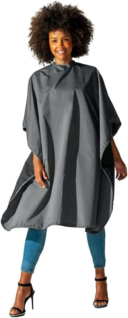 Betty Dain Hands-Free All-Purpose Bleach Proof Cape, 45" W x 58" L, Chemical, Color, Waterproof Polyester, Machine Washable