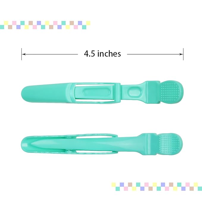10 Pcs Alligator Hair Clips Styling Sectioning Clips Professional Salon-Grade Hair Clips for Hair Styling, Coloring, Cutting (Candy color)