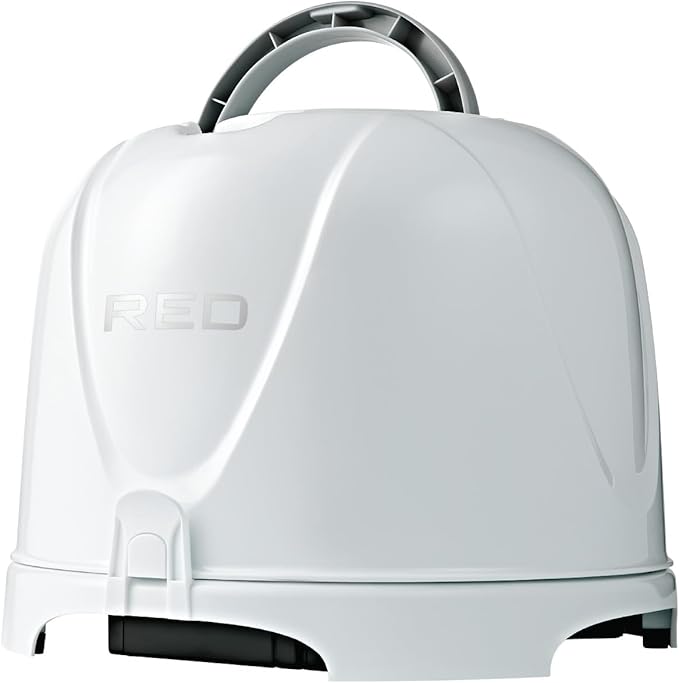 Red by Kiss 3000 Ceramic Tourmaline Professional Hood Dryer, 4 Heat Settings Blow Dryer for Home & Salon, Height Adjustable Convenient Big Hood Size Extra Coverage (1875 Wattage)