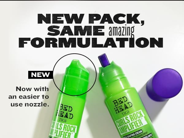 TIGI Bed Head Curls Rock Amplifier Curl Cream for Definition and Enhancement of All Curly Hair Types, 3.38 fl oz