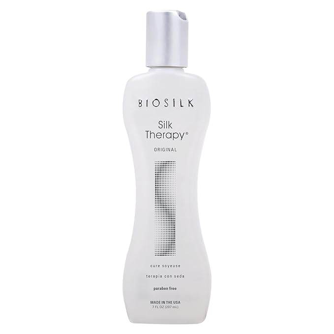 BioSilk Silk Therapy Original, Reconstructing Treatment For Adding Shine & Helping Prevent Split Ends, Sulfate, Paraben, & Cruelty-Free, 7 Oz