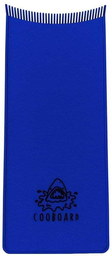 Authentic Cooboard Balayage Board with Teeth | Original Highlighting Paddle from The Maker of Cooboard Hair Highlighting Kit | Easy to Clean, Sturdy, Lightweight (Cooboard Blue)