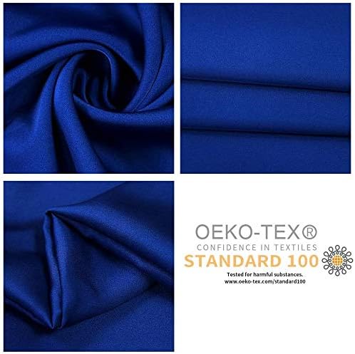 100% Mulberry Silk Pillowcases Set of 2 for Hair and Skin and Super Soft and Breathable Standard Size White/Queen/King