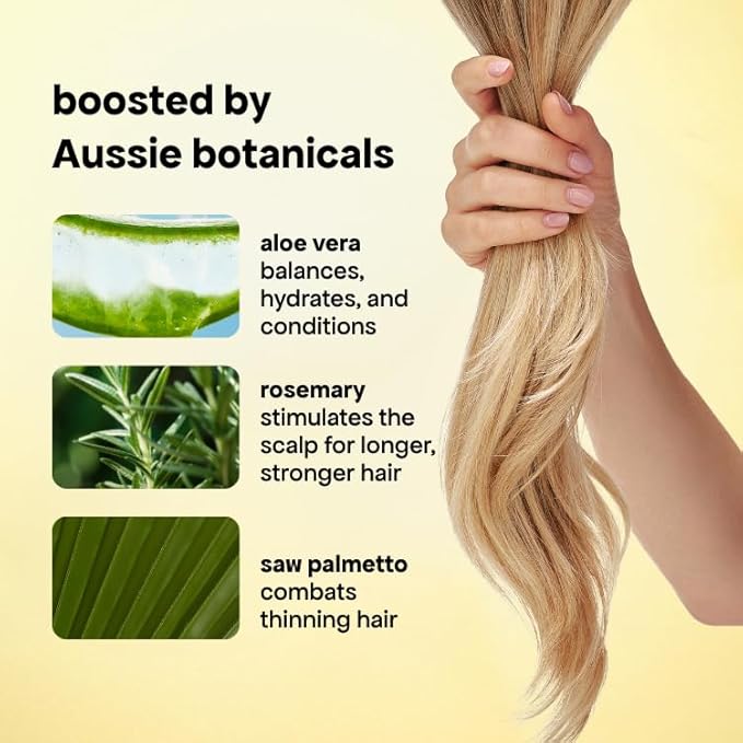BONDIBOOST HG Anti-Thinning Hair Conditioner [10.14 fl oz] - Hydrating Hair Conditioner with Aloe Vera, Rosemary & Saw Palmetto, Promotes Thicker + Stronger-Looking Hair for Men & Women, Sulfate-Free
