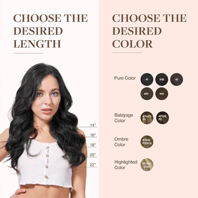 GOO GOO Clip in Hair Extensions Real Human Hair, Remy Human Hair Extensions Clip ins for Women, Natural Human Hair, 16inch 110g 7Pcs, 1 Jet black