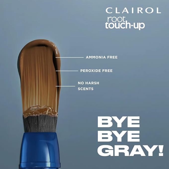 Clairol Root Touch-Up Semi-Permanent Hair Color Blending Gel, 5 Medium Brown, Pack of 2