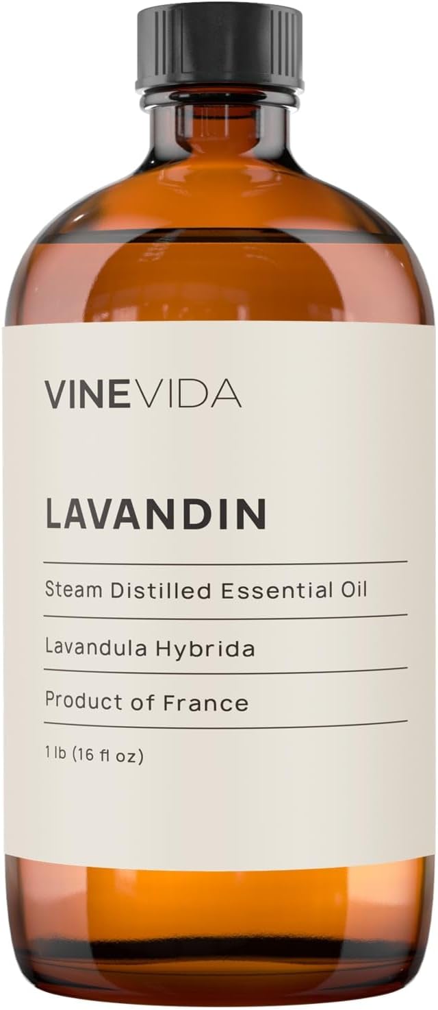 VINEVIDA Lavandin Essential Oil 16 oz - Undiluted, Pure, Vegan, and Sustainable