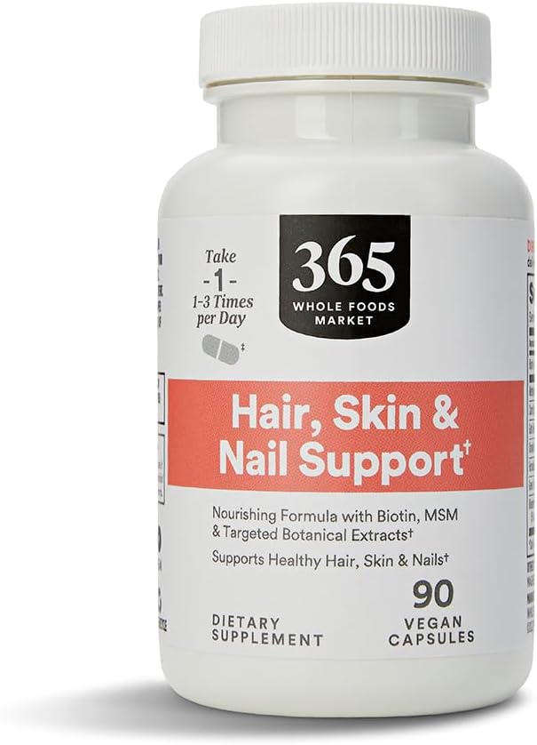 365 by Whole Foods Market, Hair Skin & Nails 2000 Biotin, 90 Count