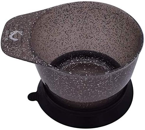 Colortrak Galaxy Glitter Bowls With Suction Cup Holder for Hair Coloring Process - Includes Removable Suction Rings for Functionality and Stability for Professionals and Stylists, 2-Pack