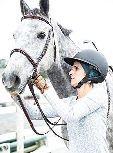 Equestrian Headbands Designed to Wick Moisture and Protect Hair Under Helmets, for Horseback Riding, Biking, and Securing Ear Buds