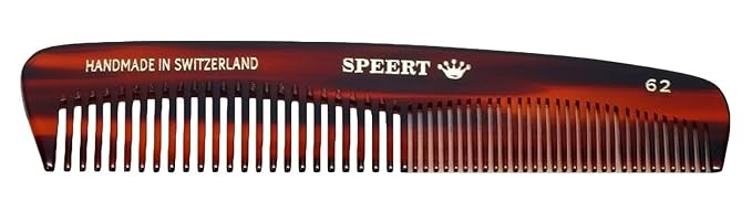 #62 Handmade Wide Narrow Tooth Comb Tortoise Havana Acetate Thick Coarse Curly Thin Fine Straight Hair Detangling Parting Grooming Teasing Hair Styling Hairdresser Barber Hairdressing Wet Dry