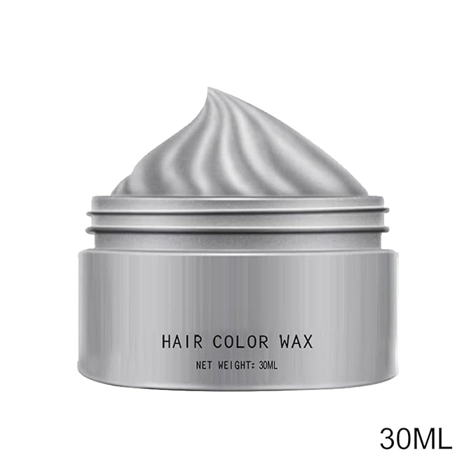 Hair Color Wax - 30ml Temporary Washable Hair Dye, Style and Color Easily for Women Men Teens and Kids, Styling Cream for Parties Cosplay Halloween, Vibrant Fun Colors Easy to Apply Wash
