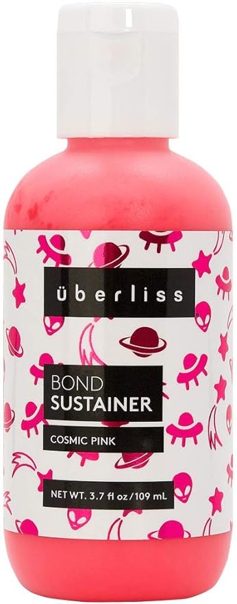 Bond Sustainer Color (Neon Cosmic Pink) 3.7oz - Semi Permanent Direct Dye - Color Depositing Mask - Rebuild Broken Bonds