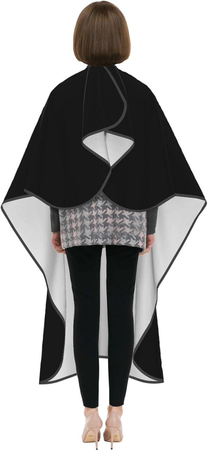 Custom Barber Cape for Men Personalized Professional Hair Cutting Cape with Text for Home Salon Barbershop