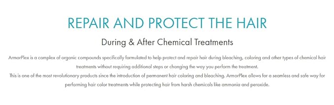 Armor Plex Restructuring Treatment Kit (Set of 3) - Instantly Protect and Repair Hair From Bleaching, Coloring, Perm and Relaxer Application (For All Hair Types) Made in Italy - 3.38oz / 100ml