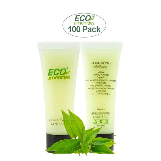 ECO amenities All-in-Kit 200pcs (100 Sets) 2-Piece Hotel Bulk Shampoo and Conditioner Set Per Case; Travel Size ToiletriesGuest Amenities