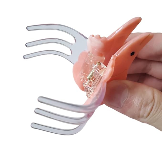 Shrimp Claw Clip,Acetate Hair Clips,Small Claw Clips for Women