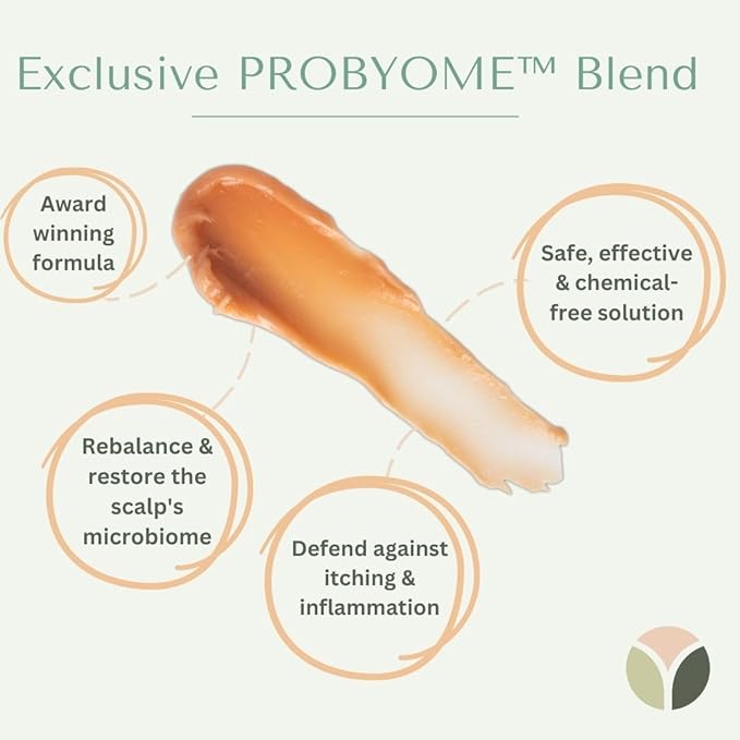 Yobee Restorative Scalp Mask - Dry Scalp Treatment Hair Mask - Probiotic Extracts, Organic Honey, Turmeric, Vitamin B12 - Natural Dry, Itchy, Sensitive Scalp and Dandruff Relief - for Adults, 4 fl oz