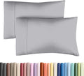Queen Pillow Cases - 2 Pack - Super Soft Pillowcase Covers - Envelope Enclosure - Hotel Quality Pillow Protectors - Wrinkle Free, Shrink & Stain Resistant - Machine Washable - 20" x 30" (Steel Blue)