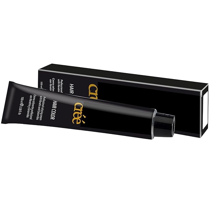 Cree Professional 4.1 - Ash Brown Permanent Hair Color - Long Lasting, Rich Vibrant - Gray Coverage 100ml - 3.4 fl.oz.