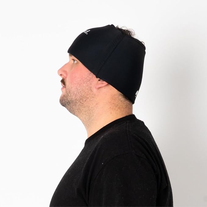 Huggs Migraine Relief Cap - Everything Hurts - Cooling Gel Head Wrap, Cold Compress Cap for Headache, Stress, & Tension