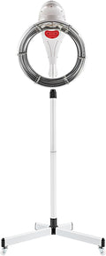 YIYIBYUS Stand Hair Dryer, Professional Orbiting Rotating Hair Processor Hair Dyeing, Oil Treatment, Hair Drying, Heating, Perm Styling for Salon SPA (White)