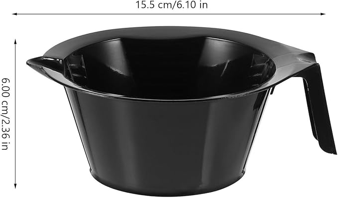 5PCS Professional Hair Dye Bowls Set Stackable Mixing Bowls for Hair Coloring for DIY Treatments and Salon Use