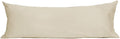 Sunflower Body Pillowcase 100% Cotton Long Pillow Cover/Case Envelope Closure 1 Pack, 21×54 inches Light Brown, Soft and Breathable