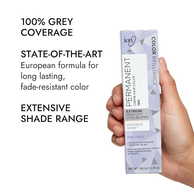 Ion High Lift Cool Blonde Permanent Creme Hair Color