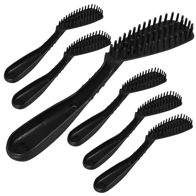 PartyKindom 6pcs Hair Dye Brush for Salon: Hair Coloring Tools Highlight Brush Professional Color Applicator for Stylist